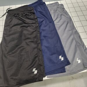 Boy's Athletic Shorts Set - Black, Navy, Gray Brand New